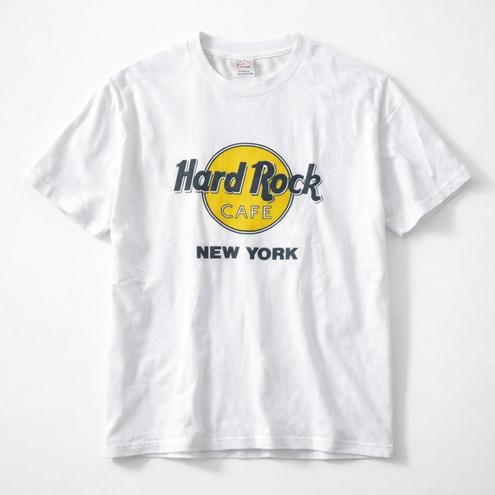 Vintage 1989 Hard Rock Cafe New York Tee Shirt XL Made in USA Screen Stars